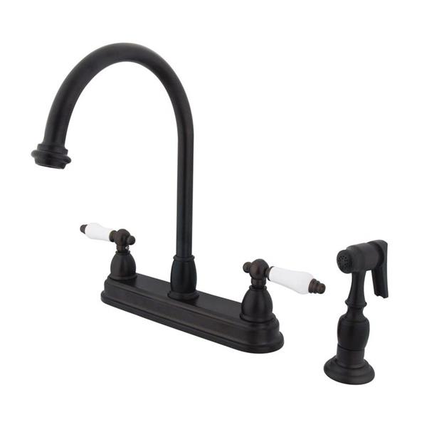 Elements Of Design Chicago Oil Rubbed Bronze 12 In Lever Handle Deck   330033024 MainImage 001 L 