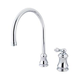 Elements of Design Chicago Chrome 1-Handle Deck Mount High-Arc Kitchen Faucet