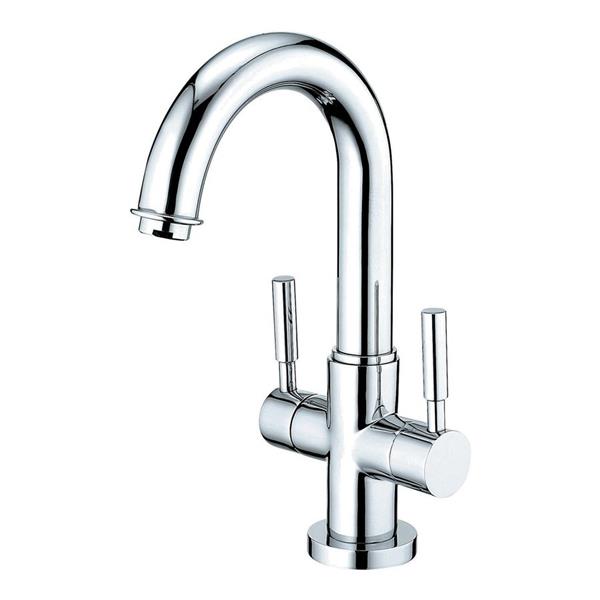 Elements Of Design Concord Chrome Twin Lever Handle 4 In Centerset