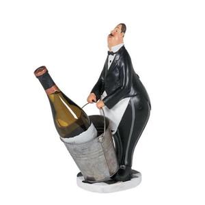 RAM Game Room Products Butler Caddy 1-Bottle Tabletop Wine Rack