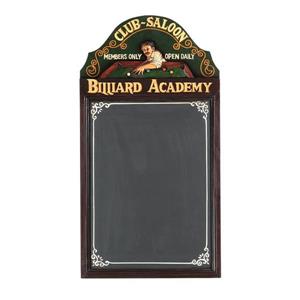 RAM Game Room Products Billiard Academy 16-in x 29-in Chalkboard Sign