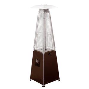 AZ Patio Heater 9500-BTU Hammered Bronze Steel Tabletop Liquid Propane Patio Heater