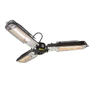 AZ Patio Heater 24-in Black 5,118 BTU Aluminum Outdoor Parasol Infrared Heat Lamp