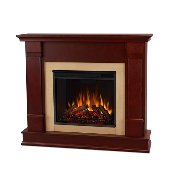 Real Flame 48 In W Dark Mahogany Electric Fireplace G8600e Dm Rona