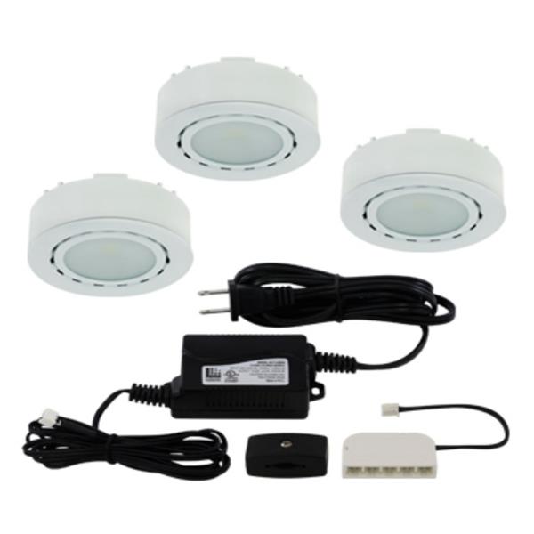 Liteline Corporation LED 3K 12V 2W White 3-Puck Light Kit