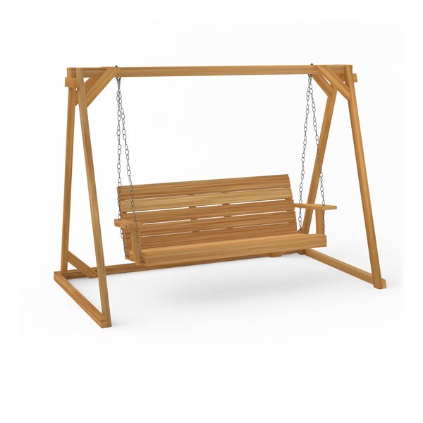 All Things Cedar 5-ft Natural Swing