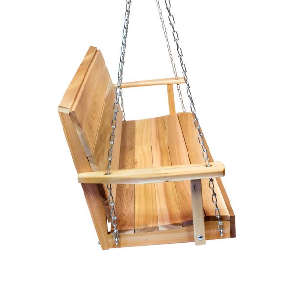 All Things Cedar 6-ft Natural Porch Swing