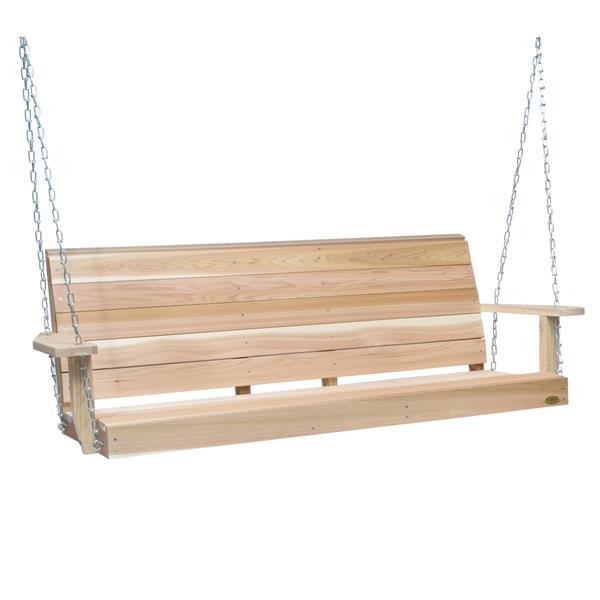 Cedar Porch Swings 58, Wooden Patio Swing Canada