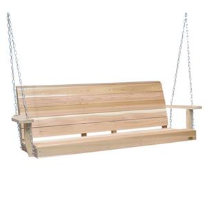 All Things Cedar 6-Ft Natural Porch Swing