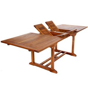 All Things Cedar 36-in x 72-in Rectangle Extenstion Teak Table