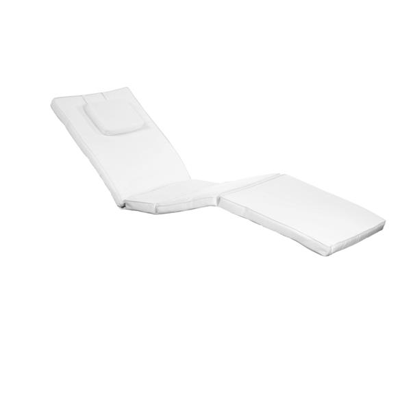 All Things Cedar White Cotton Lounge, Patio Lounge Chair Cushions Canada