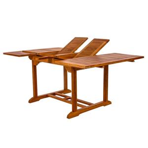 All Things Cedar 9 pc Butterfly Extension Outdoor Dining Set