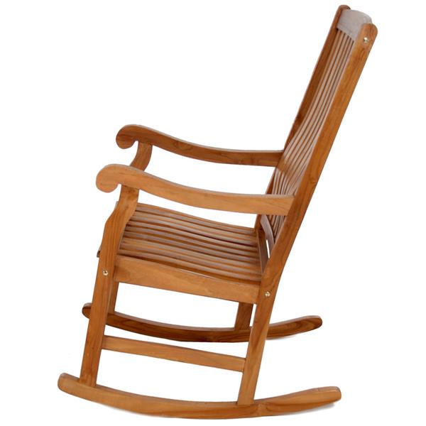 All Things Cedar Teak Rocker Chair