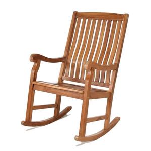 Chaise berçante en teck de All Thing Cedar