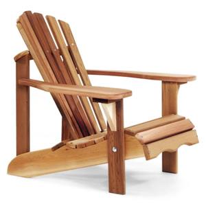 All Things Cedar 23.5-in x 26-in Clear Western Red Cedar Child Adirondack Chair