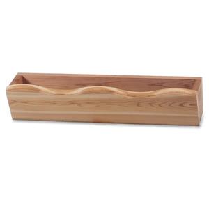 All Things Cedar 22-in x 7-in x 6-in Unassembled Cedar Window Flower Box