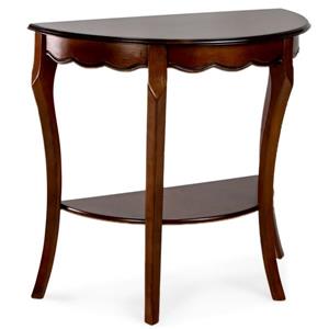 Console demi lune, Fini cerise