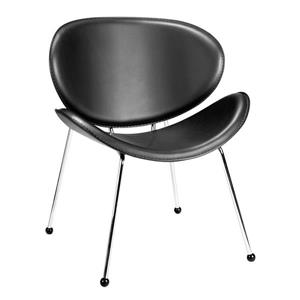 Zuo Modern Match Chair - 24-in x 25-in x 29-in - Black - Set of 2