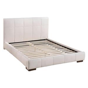 Zuo Modern Amelie Collection Queen Bed - 67.7-in x 88.6-in - White