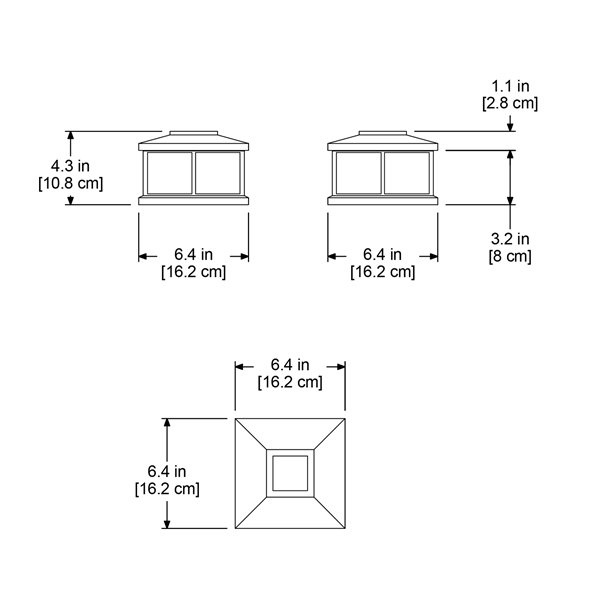 Mayne LZM-625 Solar Light Cap,LZM-625-B