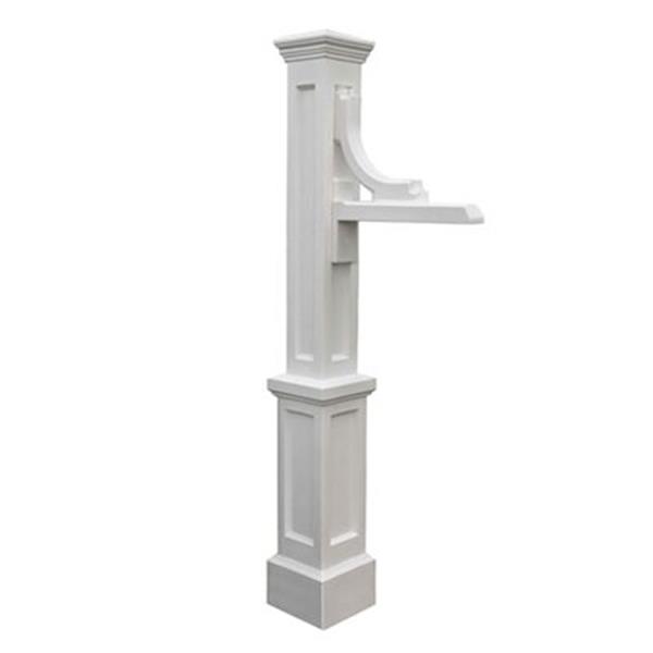 Mayne Woodhaven Address Sign Post - White