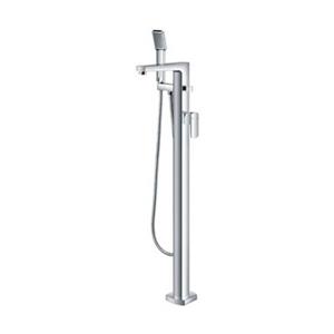 Acri-tec Industries 9-in Chrome Free-Standing Series Claw Foot Tub Filler and Hand Shower