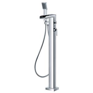 Acri-tec Industries 9-in Chrome Free-Standing Series Claw Foot Tub Filler and Hand Shower