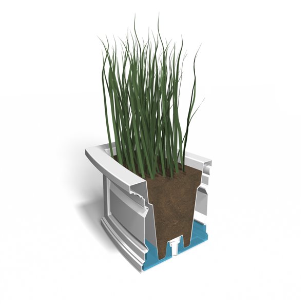 Mayne Nantucket 4-ft Window Flower Box - Black