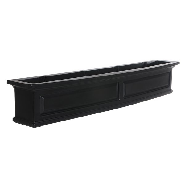 Mayne Nantucket 5-ft Black Window Box