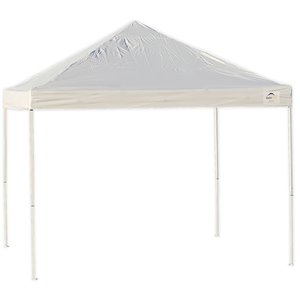 ShelterLogic HD Series Square 10-ft x 10-ft White Straight Leg Pop-UP Canopy