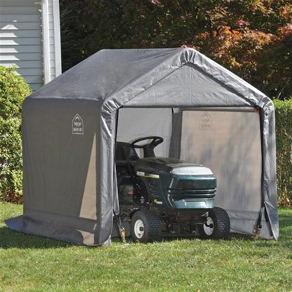 ShelterLogic Shed-in-a-Box® Storage Shelter 6-ft x 6-ft Grey 70401  RONA