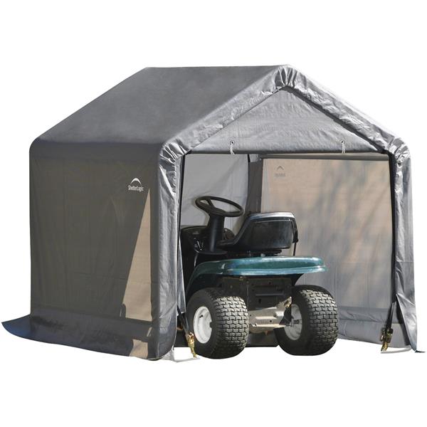 Shed-in-a-Box Portable Shed 6 X 6X 6 Ft Peak Grey