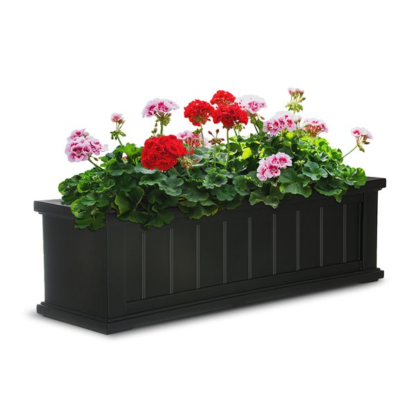 Mayne Cape Cod 3 Ft Black Window Box 4840 B Rona