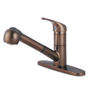 Olympia Faucets ELITE Single Handle Pull-Out Oil-Rubbed Bronze Kitchen Faucet