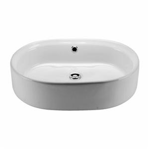 Acri-tec Industries 14.75-in White Counter Top Ceramic Vessel Sink