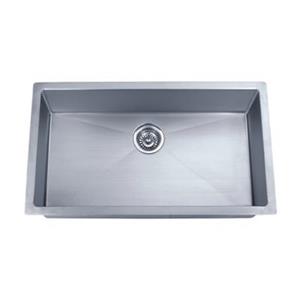 Acri-tec Industries 30-in x 18-in Stainless Steel Under-Mount Small Radius Corner Kitchen Sink