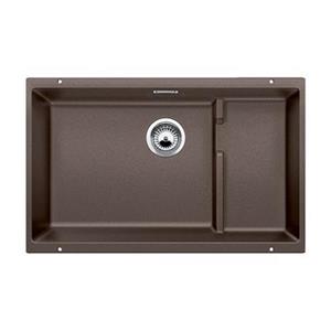 BLANCO Precis Cascade 18-in x 28.75-in Cafe Silgranit Undermount Sink