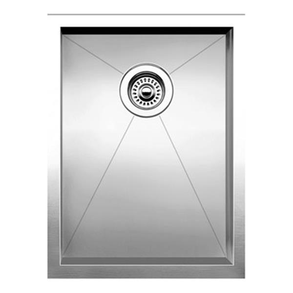 BLANCO Precision 15-in x 18-in Stainless Steel Single Bowl Undermount Sink