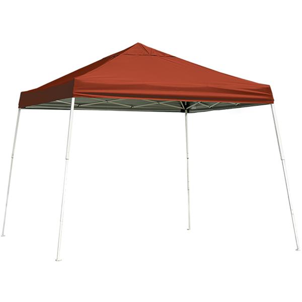 ShelterLogic Pop-Up Canopy HD® Slant Leg - 10-ft x 10-ft - Red