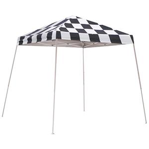 ShelterLogic Pop-Up Canopy HD® Slant Leg - 8-ft x 8-ft - Checkered