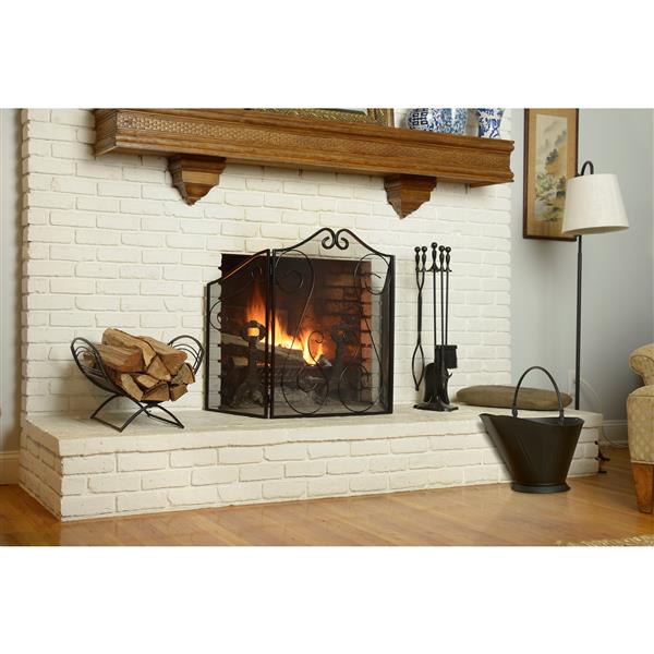 ShelterLogic Fireplace Toolset - 5 Pieces - Black