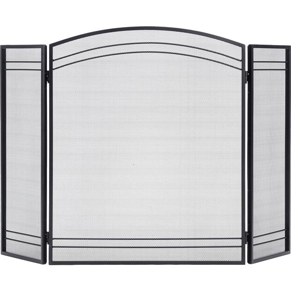 ShelterLogic Fireplace Classic Screen - Black