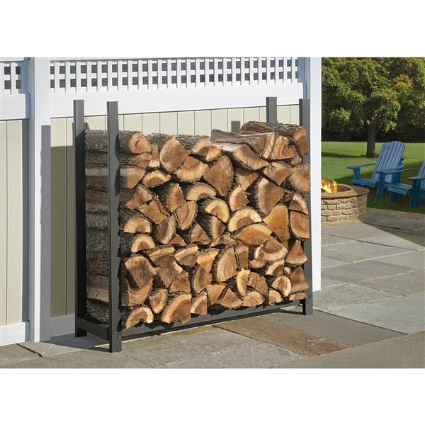 ShelterLogic Ultra Duty Firewood Rack - Black