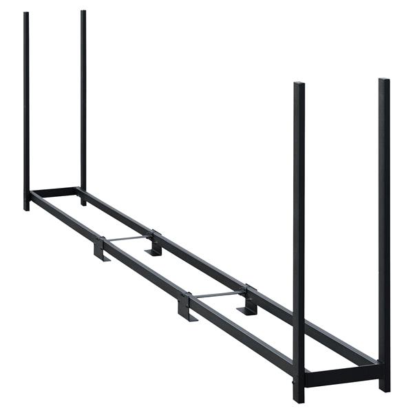 ShelterLogic Ultra Duty Firewood Rack - Black