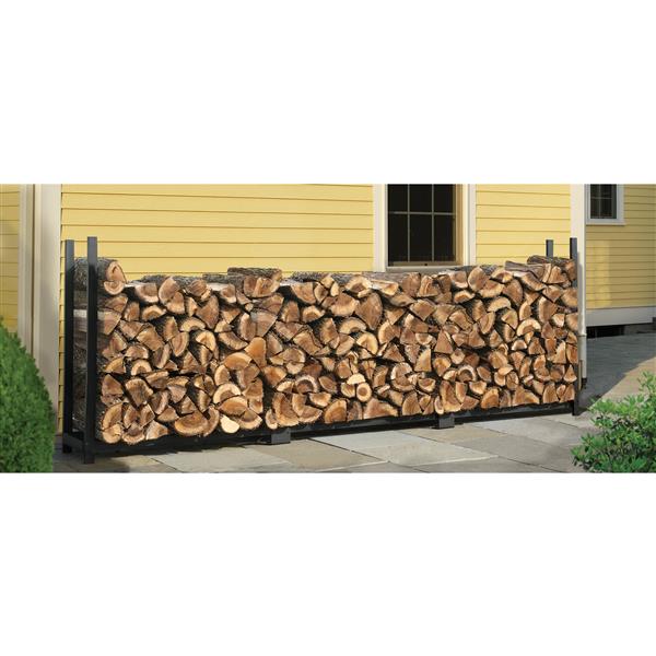 ShelterLogic Ultra Duty Firewood Rack - Black