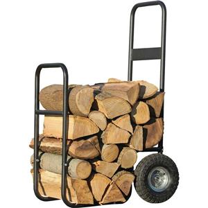 ShelterLogic Haul-It Wood Mover® Rolling Firewood Cart - Black