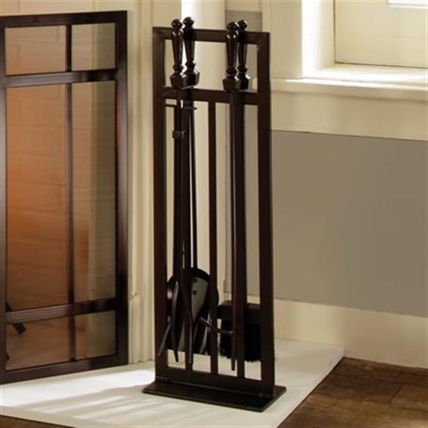 Pleasant Hearth Mission Style 5-Piece Fireplace Toolset