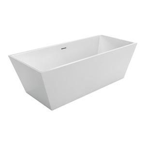 Tours Opulence Freestanding Bathtub - 67" x 31.5" - White