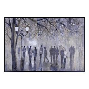ArtMaison Canada Street Walk 38.5-in x 56.5-in Framed Art