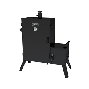 Dyna-Glo Wide-Body Vertical Offset Charcoal Smoker - Black